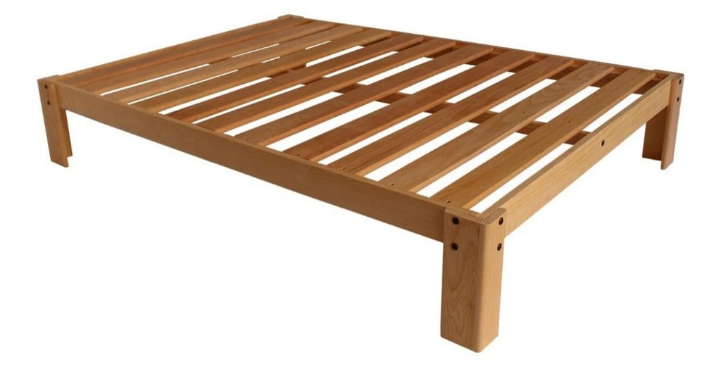 Base De Cama Matrimonial Eco desarmable (Blanco)