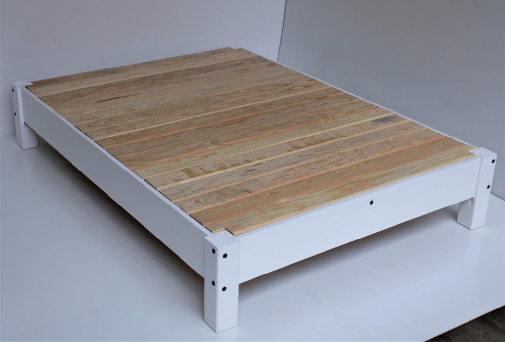 Base De Cama Matrimonial Reforzada Desarmable Cerrada