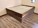 Base De Cama Queen Size Duplex Desarmable De Madera De Parota