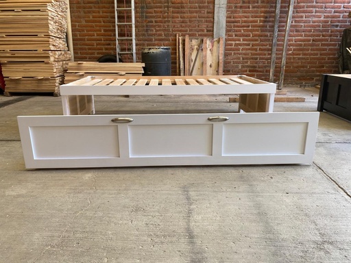 Base De Cama Queen Size - Individual Duplex De Madera Desarmable