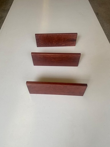 Juego de 3 Repisas Flotantes de Madera 14.5 x 60cm